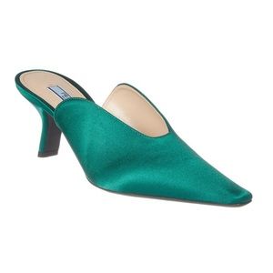 Prada Satin Pointy toe Mule